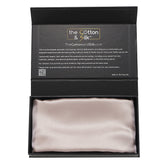 Lotus color King-Size 100% 6A 22 Momme Mulberry Silk Pillowcase, Zipper Closure